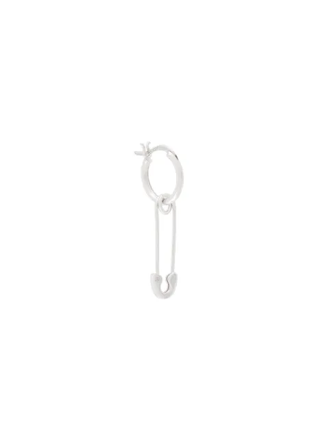 True Rocks safety pin hoop earring Silver MENSILVERSAFETYPINHOOPEARRING