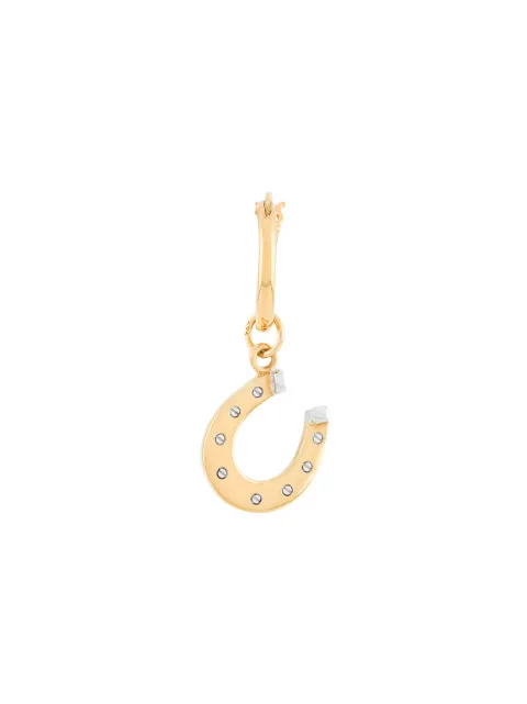 True Rocks horseshoe hoop earring Gold MENHORSESHOEHOOPEARRINGGOLD