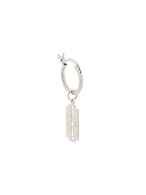 True Rocks razor hoop earring Silver MENSILVERRAZORHOOPEARRING