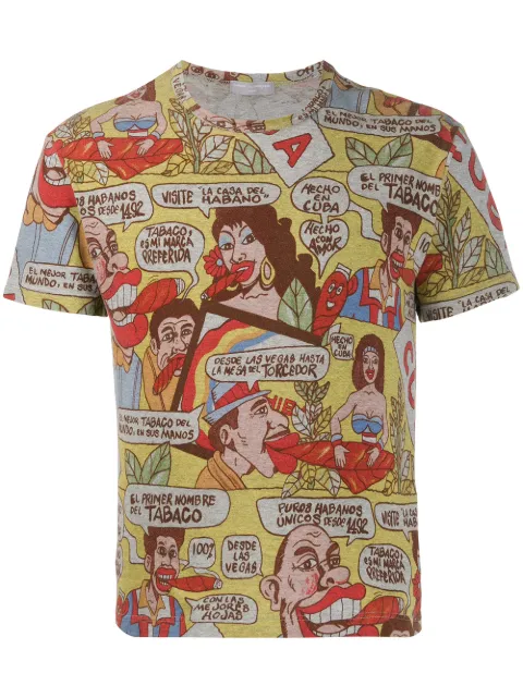 Comme Des Garçons Pre-Owned 2002 comics print t-shirt Grey CDG1190