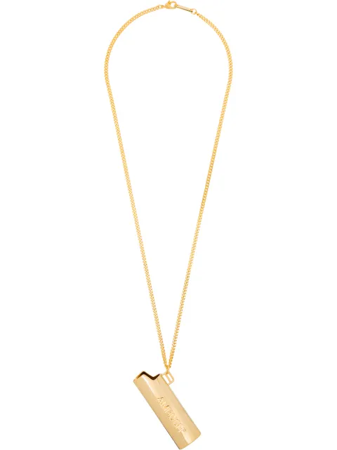 AMBUSH Lighter pendant necklace Gold 12112093