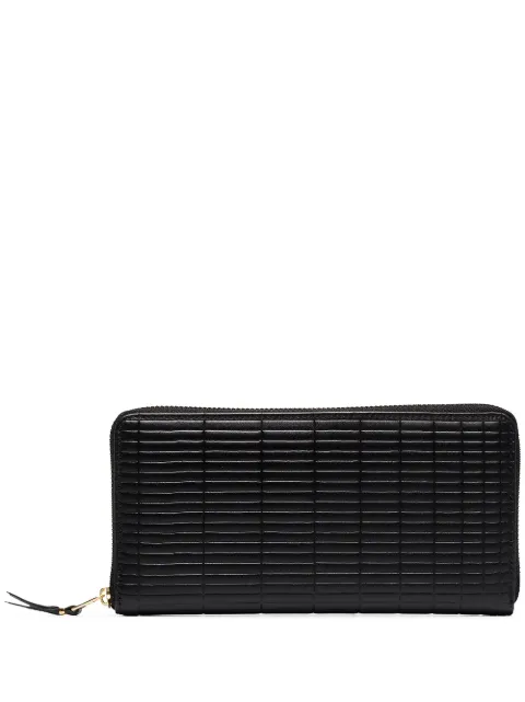 Comme Des Garçons Wallet textured leather wallet Black SA0110BK