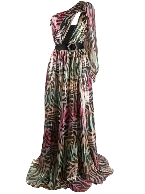 Philipp Plein Jungle maxi dress Pink P20CWRG1485PTE130N