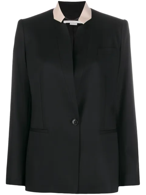 Stella McCartney Florence single-breasted blazer Black 599637SY704