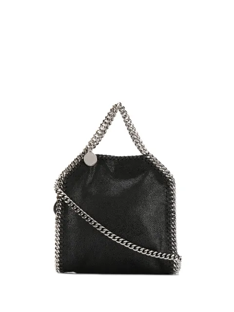 Stella McCartney Mini Falabella chain-trim shoulder bag Black 391698W9132