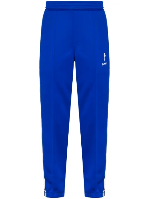 Neil Barrett striped track pants Blue BJP201AHN536P