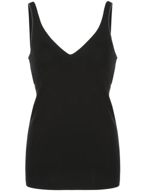 Brunello Cucinelli slim-fit tank top Black M0T18BA702C101