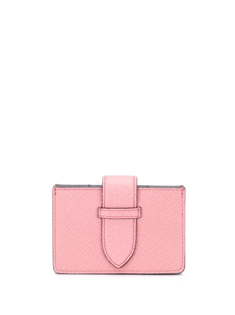 Smythson Panama Concertina card case Pink 1024033
