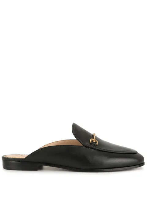 Sam Edelman Linnie Bit horsebit-detail flat mules Black F7126L1001