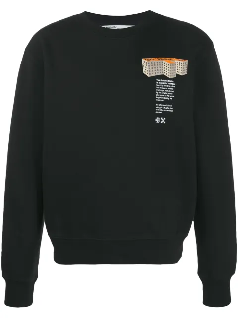 Off-White F Building sweatshirt Black OMBA025R20E300071088