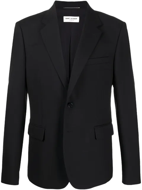 Saint Laurent single-breasted blazer Black 507472Y404W