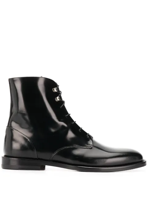 Scarosso Eva lace-up boots Black EVABOOTBLACALF