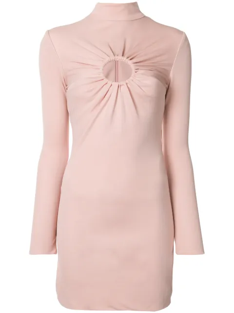 TOM FORD gathered detail fitted dress Pink ABJ375FAX162