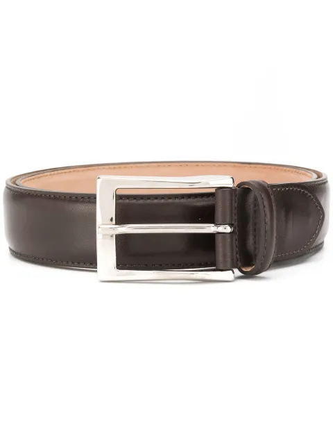 Scarosso classic square buckle belt Brown CLASSICBELTBRDCALF
