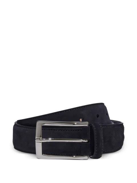 Scarosso reversible suede belt Blue CLASSICBELTBLUSUED