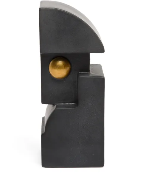 L'Objet Cubisme single bookend Black CB106