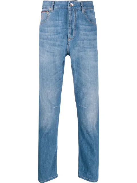 Brunello Cucinelli mid-rise straight jeans Blue ME645X1290