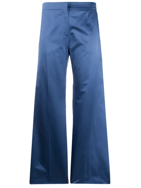 Valentino Garavani wide leg tailored trousers Blue BRB3L539K