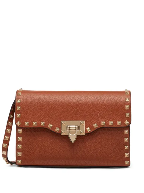 Valentino Garavani small Rockstud crossbody bag Brown WB0181VSF
