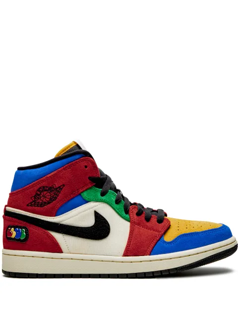 Jordan x Blue the Great Air Jordan 1 Mid "Fearless" sneakers Red CU2805