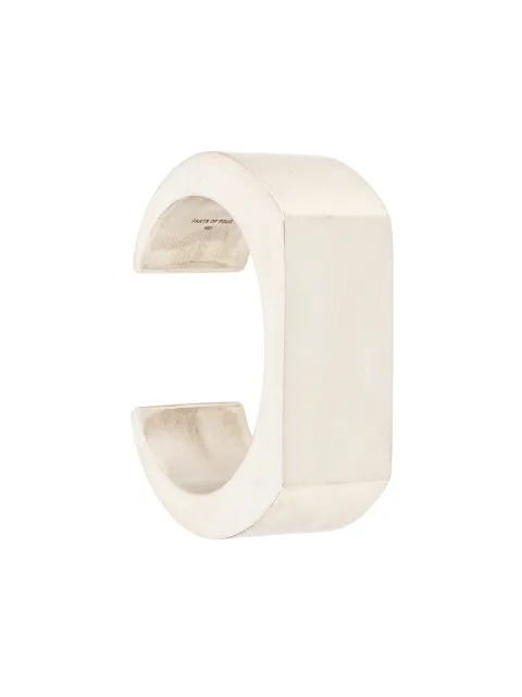 Parts of Four Crescent Plane cuff Silver 7022MA