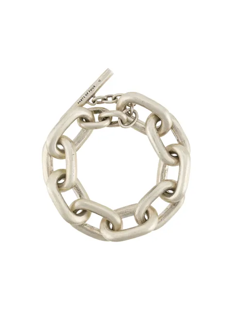 Parts of Four oversized chain bracelet Silver 6201MA