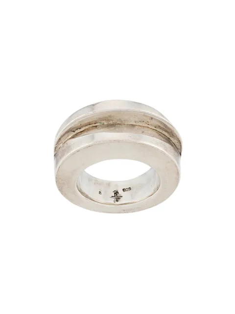 Parts of Four Foldform crescent ring Silver 10162PA