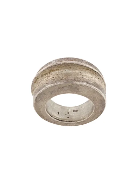 Parts of Four Foldform crescent ring Silver 10162FA
