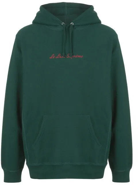 Supreme Le Luxe hoodie Green SU8132