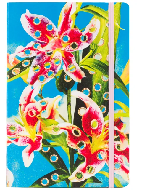 Seletti elasticated-band notebook Blue 008215069234