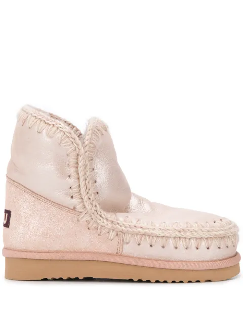 Mou Eskimo metallic boots Pink FW101001C