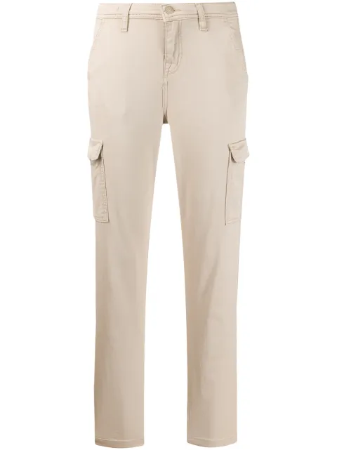 7 For All Mankind cropped slim-fit trousers Neutrals JSL3V950BG