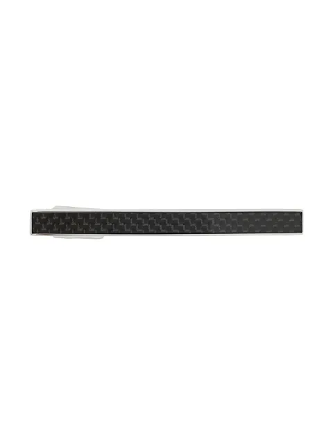 Tateossian carbon bar clip Black TC0338