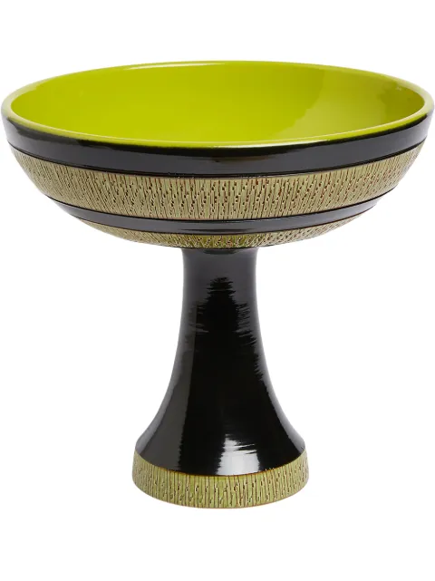 Bitossi Home x Riedizioni Archivio Storico footed bowl Black INV1378