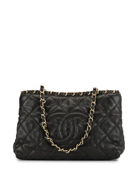CHANEL Pre-Owned small quilted chain shoulder bag Black 16196048