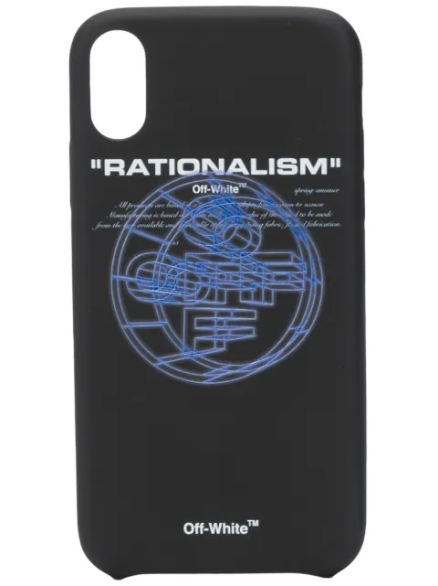 Off-White Rationalism iPhone XR case Black OMPA012R202940031088