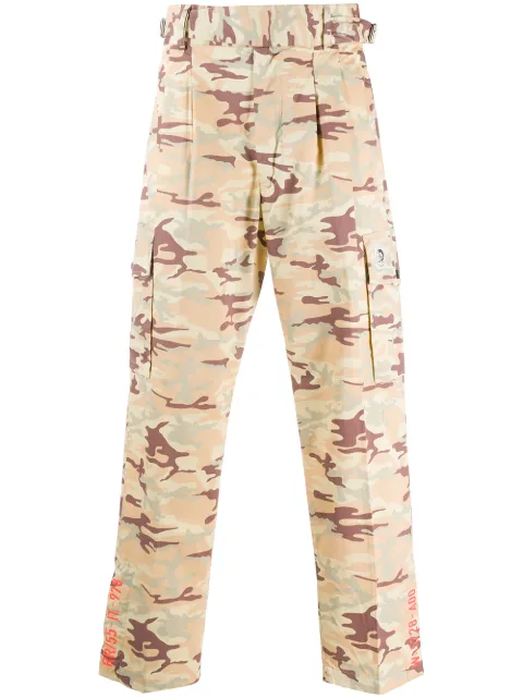 Diesel camouflage cargo pants Neutrals 00SEDY0LAXM