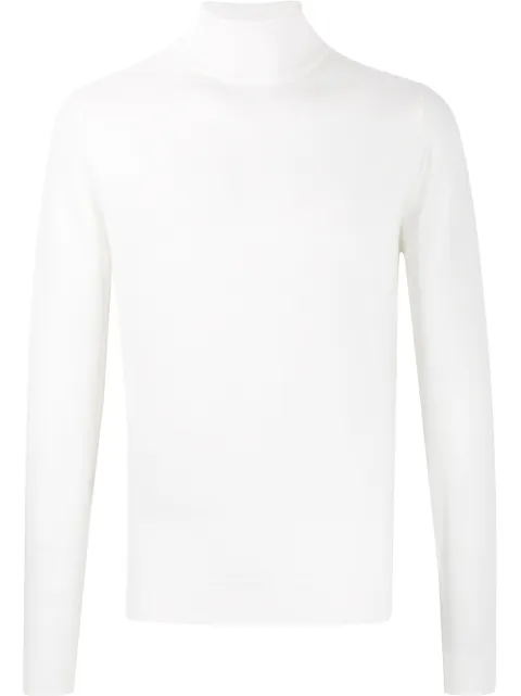 John Smedley Cherwell turtleneck top White CHERWELL