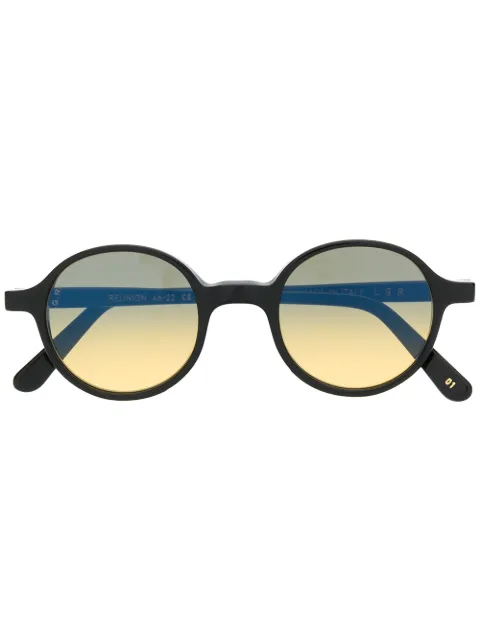 L.G.R Reunion round-frame sunglasses Black REUNION