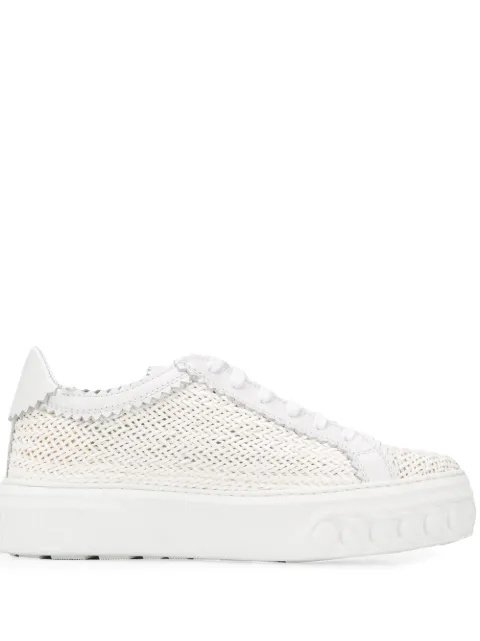 Casadei woven low-top sneakers White 2X822P0201HANOI