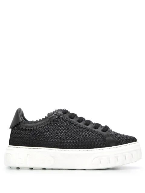 Casadei woven off-road sneakers Black 2X822P0201HANOI