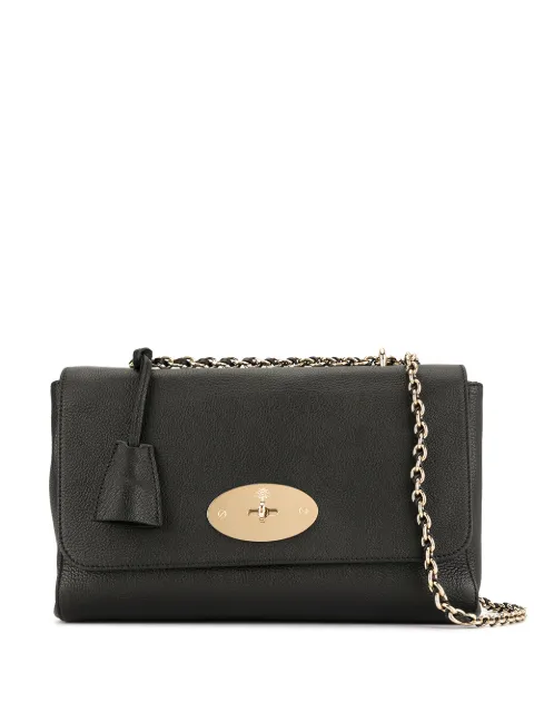 Mulberry Lily leather shoulder bag Black HH3297874A100BLACK
