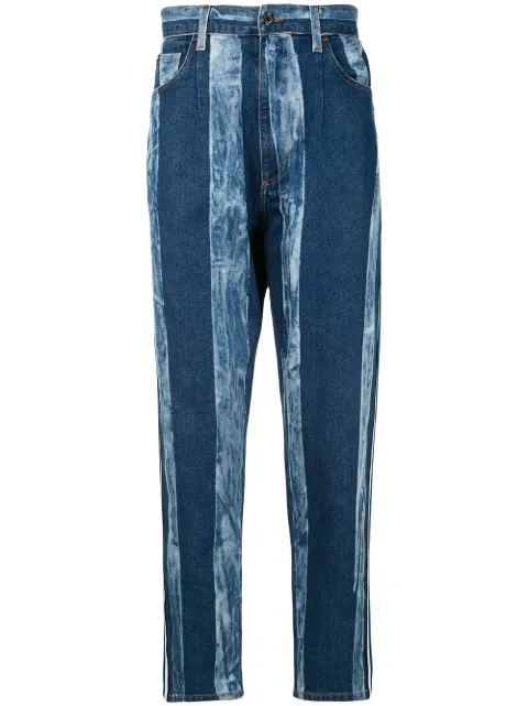 Dolce & Gabbana striped washed effect jeans Blue GWD9XDG8CC3