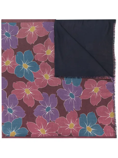 Dell'oglio floral print scarf Red ANDALOS1605