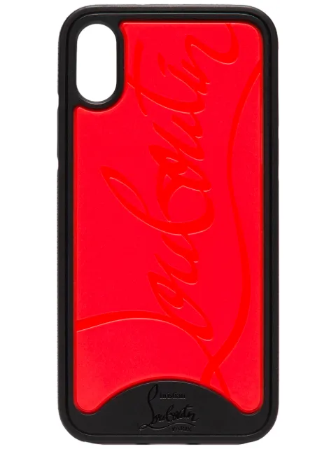 Christian Louboutin iPhone X Loubiphone case Black 1195360CM4H