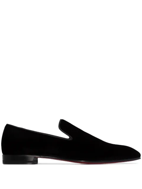 Christian Louboutin Dandelion velvet loafers Black 3171185