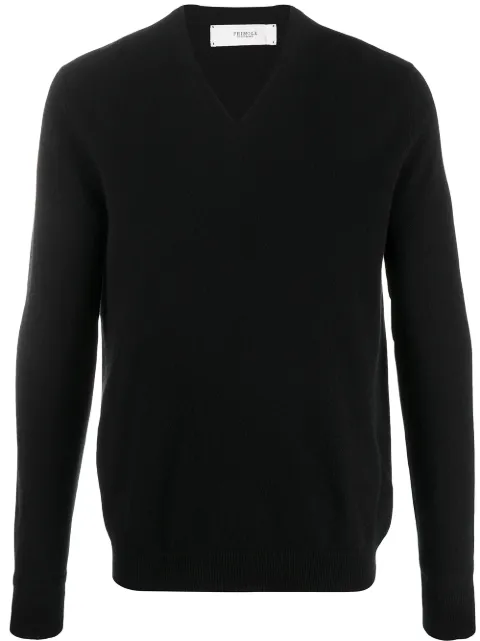 Pringle of Scotland cashmere long-sleeve jumper Black MTG033