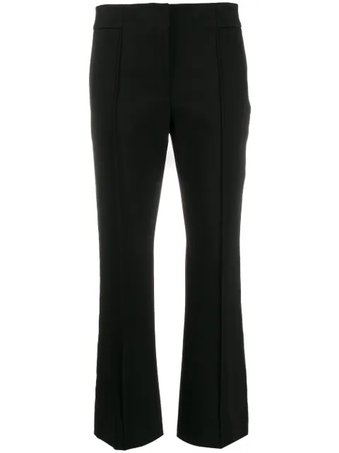 Dorothee Schumacher welt detail cropped trousers Black 648003