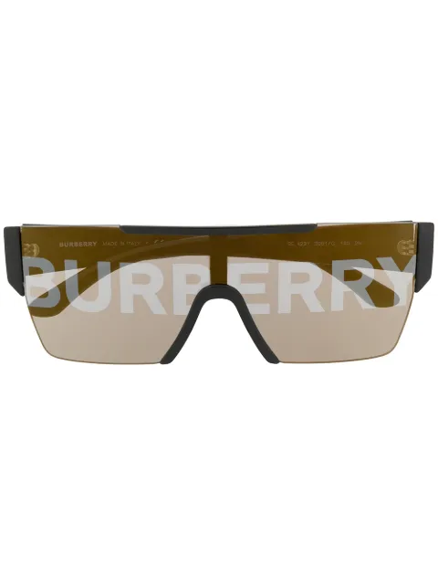 Burberry Eyewear logo lense sunglasses Black BE42913001G