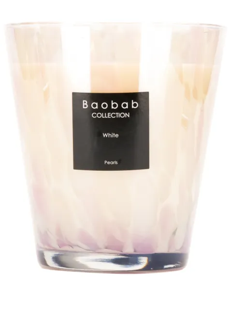Baobab Collection Pearls scented candle White MAX16PW